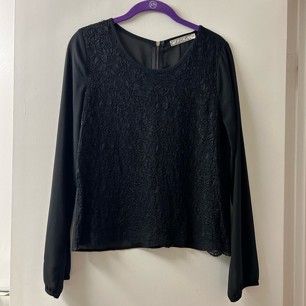 **FINAL OFFER** Chloe K. Black Blouse